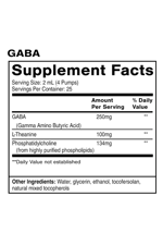 Quicksilver Scientific Liposomal GABA + L Theanine - Calm, Stress Response  Brain Support - Bioavailable GABA  with L Theanine 100mg (1.7oz/50ml).Made ın Usa.66.