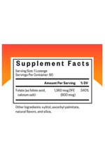Seeking Health Folinic Acid - Methylated Form of Folate Precursor - Metabolically Active Alternative to Folate - 60 Lozenges.