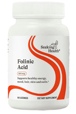 Seeking Health Folinic Acid - Methylated Form of Folate Precursor - Metabolically Active Alternative to Folate - 60 Lozenges.