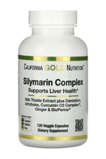 Silymarin Complex  Liver Health 300mg 120 Veggie Capsul. Usa Menşei,41.