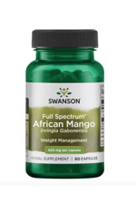 Swanson African Mango Irvingia Gabonensis 400mg 60 Capsul.Usa Menşei.29.