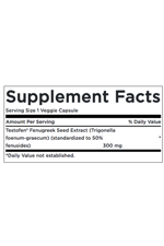 Swanson Fenugreek Extract - Featuring Testofen 60 Capsul.Abd Menşei.60.