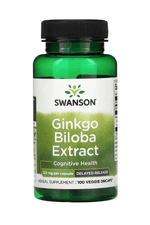 Swanson, Ginkgo Biloba Extract, 120 mg, 100 Veggie DRcaps. Usa Version.3847