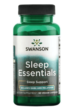Swanson Slep Essentials (Özelsporcugıdaları) Includes GABA and 60 Capsul. Abd Menşei.32.