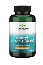 Swanson Ultra Bıosınt Acetyl L-Carnitine HCl 500 mg   120 Veg Capsul. Orj Usa Version.3557