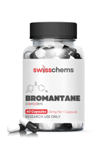 SwissChems Bromantane, 1500mg (25mg/ 60 capsule).Orj Usa Firma Ürünü.75.