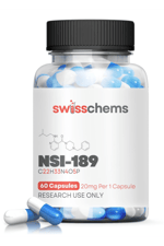SwissChems  NSI-189 Phosphate (20mg/capsule), 60 Capsules.Orj Usa Firma Ürünü.3984