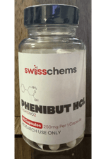 SwissChems Phenibut HCL,  250 mg 60 capsules (15 grams) Orj Usa Firma Ürünü.52.