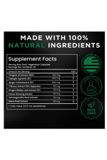 TESTPLUS+ Test Support for Men 60 Capsul- High Strength Tonkat Ali, Fadogia Agrestis,Turkestanica Tribulus -Natural Performance, Energy  Muscle Growth Formula.