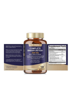 Totaria Complete Binder Detox  Activated Charcoal, Zeolite, Bentonite Clay, Alpha Lipoic Acid, 7-Layer Detox  Cleanse, Liver Gut 120 Capsul.