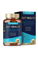 Totaria Healt  Gut Health  120 Capsul Probiotics, Prebiotics, Postbiotics  Digestive Enzymes for Women  Men, 60 Billion CFU Probiotics for Gut and Digestion, Strong Immunity, Skin.
