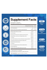 Totaria Healt Methylene Blue 120 Capsul 13 in 1 Upgrade Patented Brain Formula with Vitamin C Ester, Bacopa, Phosphatidylserine, Omega-3 Fatty Acids - Memory, Focus, Clarity, Cognitive.