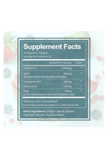 Totaria Healt Urolithin A  1000mg with NAD+,CoQ10,Resveratrol,PQQ for Men Women 120 Softgels.Made ın Usa.4054
