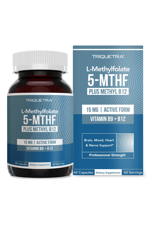 Triquetra L Methyl Folate 15mg Plus Methyl B12 Cofactor – High Potency, 5-MTHF Form - Mood, Methylation, Cognition – Bioactive Forms of Vitamin B9 & B12 (60 Capsules .Best Seller.