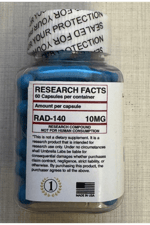 Umbrella RAD 140 Testolone YENİ AMBALAJ 60 Capsul.(ORIJINALLİK HOLOGRAMI  VARDIR).Abd Menşei.57.