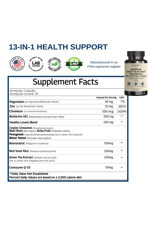 VINATURA Berberine HCL & Ceylon Cinnamon - Red Yeast Rice & CoQ10 1300mg  Healthy Levels with Green Tea Extract, Resveratrol, Magnesium, Glycinate, Chromium Picolinate 60 Capsul.53.