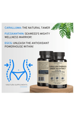 VINATURA Caralluma Fimbriata, EGCG 45% Extract 1250mg + Fucoxanthin *USA Made & Tested* for Immune Support, Energy and Mental Focus - 60 Capsules.52.