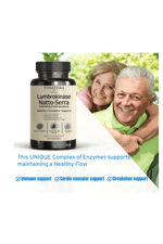 VINATURA Lumbrokinase, Nattokinase, Serrapeptase (Natto-Serra) 60 Caps. Usa Menşei..54.