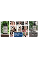 VINATURA NAD Nicotinamide Riboside Resveratrol with Urolithin A and TMG - Advanced NAD+ for Women  Men, Supports Anti-Aging - 30 Vegan Capsul.