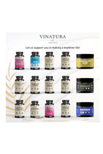 VINATURA Organic SEA MOSS  Blue Vervain - with Black Seed Oil, KSM 66 - Ginger, Burdock Root - 1250mg 60 Capsul. Made ın Usa.53.