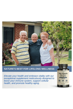 VINATURA Pao Pereira + PAU D'Arco, Astragalus - 1300MG, USA Made & Tested, Stem Cells and Immune Support, 60 Capsules.53E