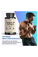 VINATURA Tongkat Alı & Fadogia Agrestis - 1200mg, L-Citrulline and L-Arginine, 60 Capsul.Made ın Usa.54.