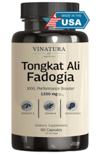 VINATURA Tongkat Alı & Fadogia Agrestis - 1200mg, L-Citrulline and L-Arginine, 60 Capsul.Made ın Usa.54.
