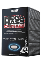 WEIDER MEGA MASS CAPSULES - SUPER POWERFUL MUSCLE GROWTH STIMULATOR 120 Capsul 73.