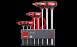 Ceta Form 8 Parça T Saplı Topbaşlı Allen Anahtar Takımı (Metal Stand ile)