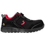Safety Jogger ECOLOBI S1P LOW TLS SR ESD FO HRO Siyah İş Güvenlik Ayakkabısı