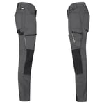 Safety Jogger MAPLE Koyu Gri Çok Cepli Taktik İş Pantolonu