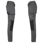 Safety Jogger MAPLE Koyu Gri Çok Cepli Taktik İş Pantolonu