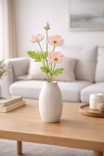 2Adet Yapay Pembe Gelincik Dalı 60 cm – Yapay Çiçek, Gerçekçi Görünümlü Salon ve Vazo Dekoru