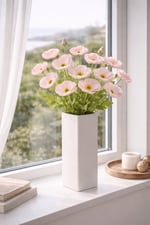 2Adet Yapay Pembe Gelincik Dalı 60 cm – Yapay Çiçek, Gerçekçi Görünümlü Salon ve Vazo Dekoru