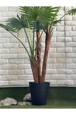 3lü Palmiye Ağacı (yapay ağaçtır 210cm)