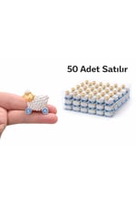 Mini Koyun Figürü 50 Adet Set – Bebek Hediyelik, Mevlit Süsü, Doğum Organizasyon Dekor