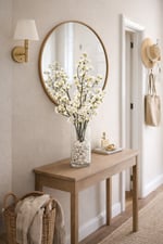 Premium Beyaz Bahar Dalı Yapay Çiçek 90 cm – Dekoratif Sakura / Kiraz Çiçeği Dalı