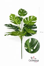 Premium Monstera Yapay Bitki 70 cm – Gerçek Görünümlü Yeşil Salon Çiçeği, Yapraklı Bit