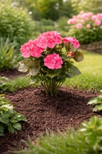 Premium Pembe Sardunya Demeti 40 cm – Gerçekçi Yapay Sardunya Çiçeği