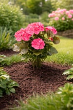 Premium Pembe Sardunya Demeti 40 cm – Gerçekçi Yapay Sardunya Çiçeği
