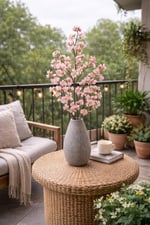 Premium Yapay Bahar Dalı 90 cm – Pembe Sakura / Kiraz Çiçeği Dekoratif Dal