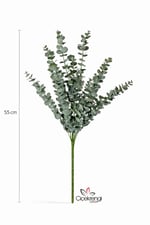 Premium Yapay Okaliptus Demeti 55 cm – Doğal Görünümlü Dekoratif Okaliptus