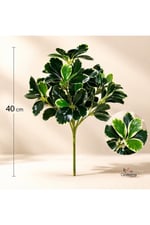 Premium Yapay Şeflera Bitki 40 cm – Gerçekçi Görünümlü Dekoratif Yeşil Bitki