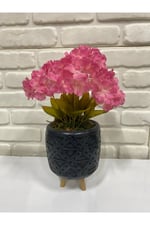YapaPembe Ortanca Çiçeği 7 Dallı – 30 cm Dekoratif Yapay Çiç