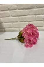 YapaPembe Ortanca Çiçeği 7 Dallı – 30 cm Dekoratif Yapay Çiç