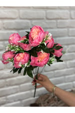 Yapay Pembe Şekayık Demeti 9lu