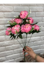 Yapay Pembe Şekayık Demeti 9lu
