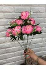 Yapay Pembe Şekayık Demeti 9lu