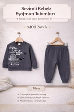 ayıcık baskılı pantalonu çimalı bebek takım