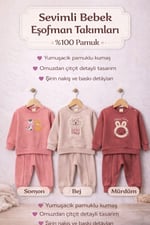 baby 3 lü kız takım